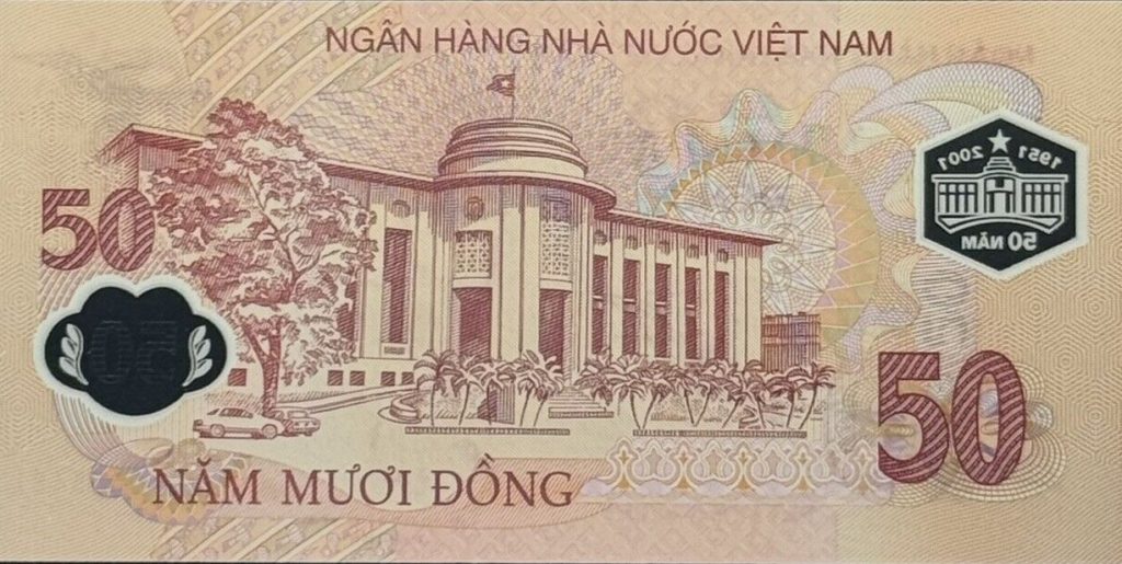 VIETNAM 50 DONG 2001 " Commemorative "