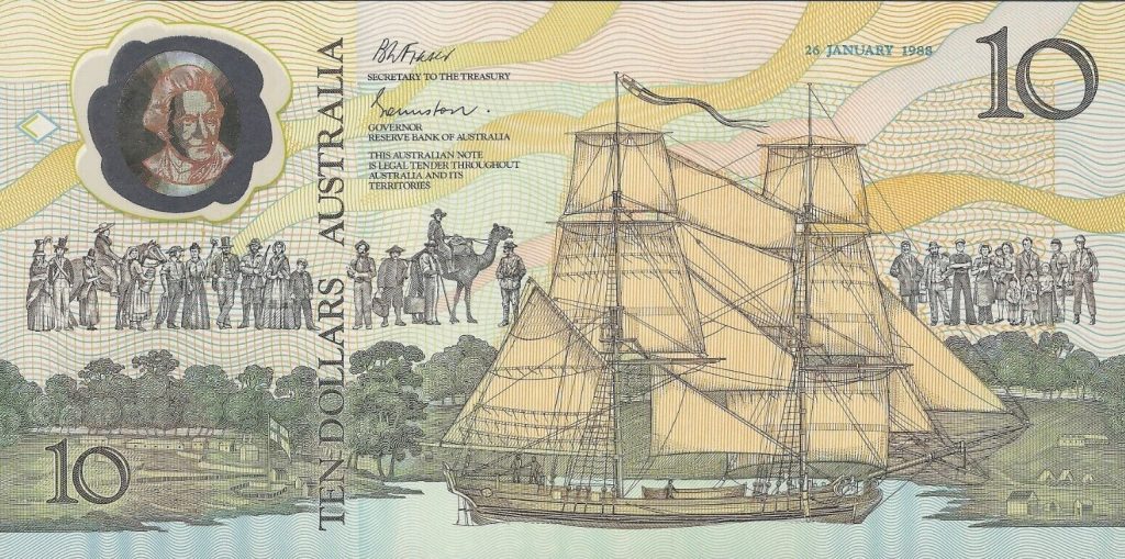 1988 "Bicentennial of Settlement in Australia" Commemorative Polymer Issue