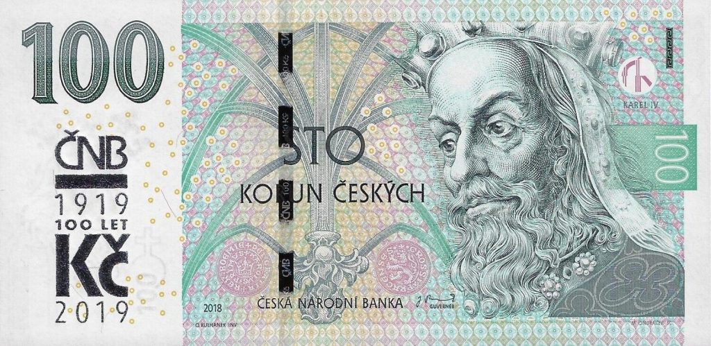 2019 "100th Anniversary of the Czech Koruna" Commemorative Issues